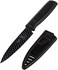 Mercer Culinary Non-Stick Paring Knife with ABS Sheath, 4 Inch, Black, 1 Pack