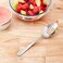 Mercer Culinary 18-8 Stainless Steel Plating Spoon with Slotted Bowl, 9 Inch