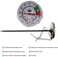 Brannan Stainless Steel Milk and Coffee Thermometer (125mm stem) by