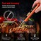 ThermoPro TP03H Digital Instant Read Meat Thermometer for Grilling Waterproof Kitchen Food Thermometer with Calibration &amp; Backlight Smoker Oil Fry Candy Thermometer