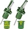 Poura Spray Nozzles For Olive Oil Bottles   Click Seal Pouring Bottles Keep Oil Fresh With Built-In Caps   Use Your Own Bottles As Oil Dispensers   Includes Large Bottle Adapters   Dishwasher Safe