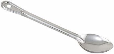 Winco BSOT-13 Solid Stainless Steel Basting Spoon, 13-Inch,Medium