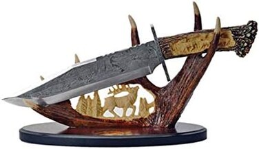 سكينة مع قاعدة للعرض بتصميم قرن غزال من سو سوبلايز