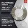 FOXEL Splash Guard - Blocks Hot Grease Splatters From Bacon, Protects Skin From Oil Burns, Universal Frying Pan Cover, Easy To Clean And Dishwasher Safe, Pan With Heat-Resistant Silicone Handle.