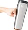 Mighty Mug   The Untippable Mug   Grips When Hit, Lifts for Sips   Insulated Stainless Steel Tumbler   Cupholder Friendly   Gifts for Women Men All   Leakproof   6 Hours Hot / 24 Cold   16oz   Silver