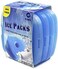WORLD-BIO Ice Freezer Packs for Lunch Box Cooler, Reusable Cool Refreeze Blocks for Lunch Bags, Keeps Food Cold &amp; Fresh - Ideal for Kids School Lunch Boxes, Office/Picnic Lunch Set of 4, Blue