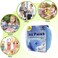 WORLD-BIO Ice Freezer Packs for Lunch Box Cooler, Reusable Cool Refreeze Blocks for Lunch Bags, Keeps Food Cold &amp; Fresh - Ideal for Kids School Lunch Boxes, Office/Picnic Lunch Set of 4, Blue