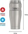 كوب سفري من ثيرموس ستانلس ستيل، حجم كينغ كبير، سعة 16 اونصة، اسود مطفي, 16 oz
