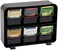 Mind Reader 6 Drawer Tea Bag Holder And Organizer, Black