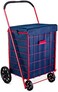 Handy Laundry Shopping Cart Liner - 18" X 15" X 24" - Square Base Fits Comfortably In A Standard Shopping Cart. Adjustable Cover And Straps For Easy And Secure Installation. Made Of Water-Resistant Ma