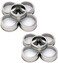 SUCOHANS Mason Jar Replacement Rings or Tops Durable &amp; Rustproof Tinplate Metal Bands/Rings for Mason Jar, Ball Jar, Canning Jars,Storage (Set of 10 wide mouth)