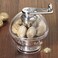 PEUGEOT Tidore Nutmeg Mill 11cm Acrylic. Stores 7 whole nutmegs. Stainless Steel grinding mechanism and claw.