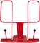 HIGHTIDE Hi-Tide DB016 Book Stand, Metal Bookrest, Red