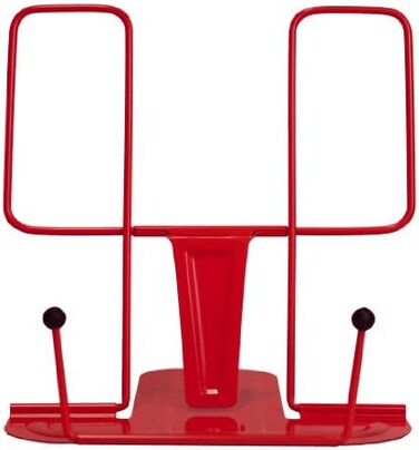 HIGHTIDE Hi-Tide DB016 Book Stand, Metal Bookrest, Red