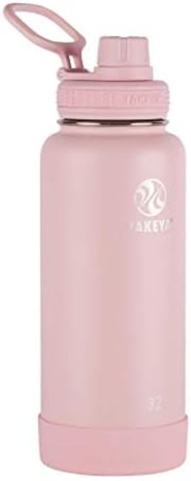 Takeya Actives Insulated Stainless Steel Water Bottle with Spout Lid 40 oz 51012