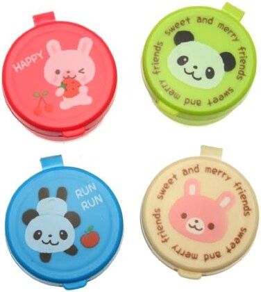 Kotobuki Condiment Containers for Bento Box, Mini, Animal Friends