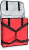 New Star Foodservice 50073 Insulated Pizza Delivery Bag, 18 by 18 by 5-Inch, Red