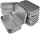 Hulless 6pcs Metal Hinged Tins Box Containers Mini Portable Small Storage Containers Kit Tin Box Containers, Small Tins with Lids, Craft containers, Tin Empty Boxes, Home Storage 3.7x2.3x0.8 inch.