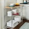 Honey-Can-Do SFT-01630 Dinnerware Storage Set, Fabric, White, 5-Piece