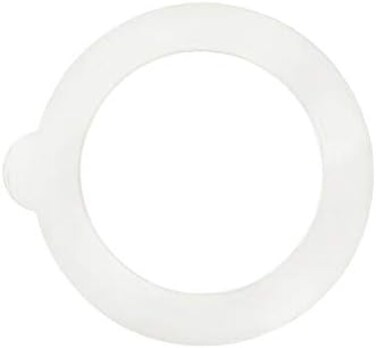 حشية بديلة من 6 قطع من زجاج روكو من بورميولي، 3.25 بوصة، أبيض