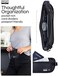 Peak Gear Travel Money Belt. Premium Quality Travel Wallet with RFID Blocking Fabric to Protect Credit Cards, Passports and Documents. Exclusive Theft Protection and 2 Recovery Tags   Regular   Black