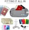 Raytix Travel Money Belt With RFID Transmissions &ndash;Secure, Hidden Travel Wallet, Grey, Rfid Wallet
