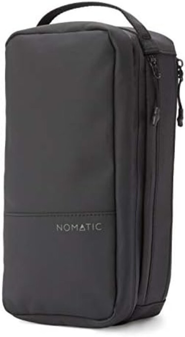NOMATIC Toiletry Bag for Travel - Great for Travel Size Toiletries - Travel Essentials Wash Bag - Travel Makeup Bag, (Black), Large V2