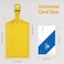 Travelambo 8 Pack Leather Luggage Travel Bag Tags Yellow