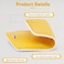 Travelambo 8 Pack Leather Luggage Travel Bag Tags Yellow