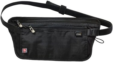 Lewis N. Clark RFID Blocking Money Belt Travel Pouch Waist Stash + Credit Card, Id, Passport Holder for Women &amp; Men