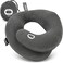 بكوزي وسادة سفر داعمة للذقن - تدعم الرأس والرقبة والذقن في أي وضع للجلوس. منتج حاصل على براءة اختراع. مقاس الكبار، رمادي