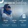 BCOZZY Chin Supporting Travel Pillow- Stops The Head from Falling Forward- Comfortably Supports The Head, Neck and Chin in Any Sitting Position. A Patented Product. Adult Size, Black