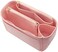 LEXSION Felt Purse Zipper Bag, MM GM, B-pink, Medium