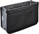 Vercord Purse Organizer Insert for Handbags Bag Organizers Inside Tote Pocketbook Women Nurse Nylon 13 Pockets Black Small