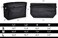 Vercord Handbag Purse Organzier Bag in Bag Large Capacity Insert Sturdy oxford fabric 11 Pockets Black