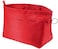 Vercord Purse Organizer Insert Bag Tote Handbags Pocketbook Inserts Organizers Zipper 11 Pockets Red Large