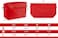 Vercord Purse Organizer Insert Bag Tote Handbags Pocketbook Inserts Organizers Zipper 11 Pockets Red Large