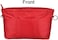 Vercord Purse Organizer Insert Bag Tote Handbags Pocketbook Inserts Organizers Zipper 11 Pockets Red Large