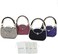 ROFLYER Handbag Shape Design Metal Foldable Purse Bag Hook Table Hanger,Set of 4