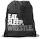 ChalkTalkSPORTS Wrestling Sport Pack Cinch Sack   Eat Sleep Wrestle, Black, 14"W x 18" H, Traveling