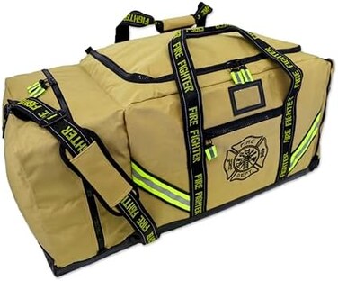 Lightning X Products Ripstop 3 L Firefighter Step-in Turnout Gear Bag &amp; Helmet Compartment