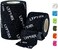LYFT-RX Weightlifting Hook Grip Tape Premium Adhesive Stretch Athletic Tape Sticky, Stretchy, Easy Tear, Thumb Tape for Olympic Weight Lifting, WOD, Hookgrip, Fingers &amp; Thumbs Wrap - Black, 3-PACK