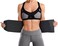 Bracoo Premium Waist Trimmer Wrap, Sweat Sauna Slim Belly Belt for Men and Women - Abdominal Waist Trainer, weight less, Increased Core Stability, Metabolic Rate, SE22