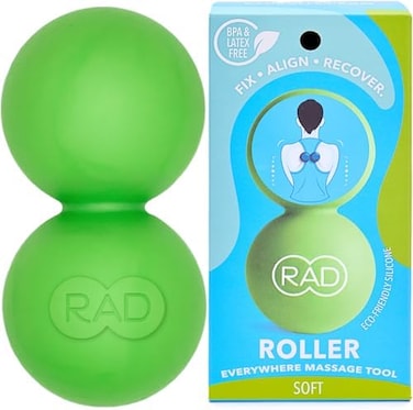 RAD Roller Soft I Myofascial Release Tool I Low Density I Self Massage Mobility and Recovery I Green