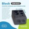 RAD Block I Foam Yoga Block in Gray with Storage for Myofascial Release, Self Massage, Mobility and Recovery