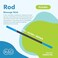 RAD Rod I Myofascial Release Tool I Steel Core Stick I Self Massage Mobility and Recovery