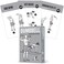 NewMe Fitness Dumbbell Workout Cards Volume 1 For Home Gym Strength Training, Complete Muscle Building, Fitness, Bodybuilding, And Personal Training Guide, Large Waterproof Plastic 3.5" X 5