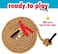 Franklin Sports Field Day Tug Of War Rope With Flag For Kids&amp;Adults-Perfect For Team Building-20Ft Long,Brown