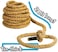 Franklin Sports Field Day Tug Of War Rope With Flag For Kids&amp;Adults-Perfect For Team Building-20Ft Long,Brown