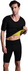 Vinmin ValentinA Mens Hot Thermo Body Shaper T Shirt Slimming Neoprene Workout Sweat Sauna Suit for Weight Loss S - 4XL